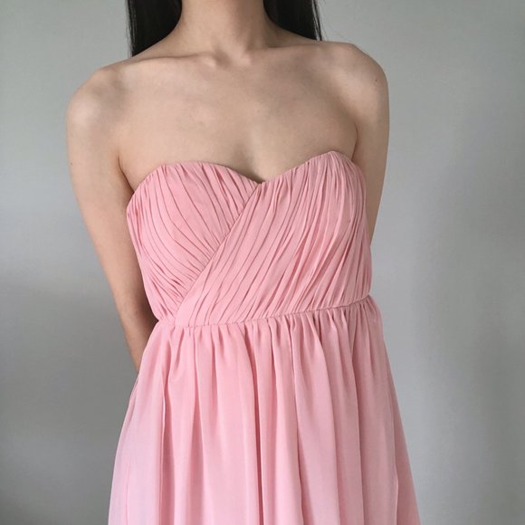 Light pink Chiffon Dress - Picture 2 of 4
